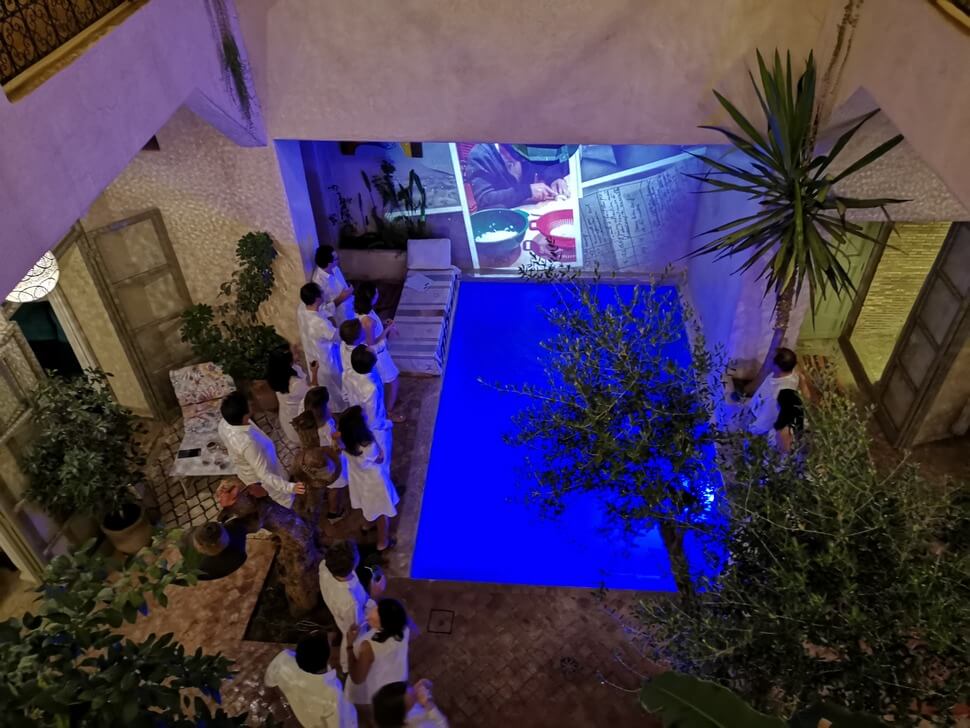 riad marrakech pour 30 personnes